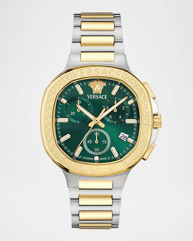 V-Chrono Square 40mm Two Tone Bracelet Watch